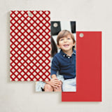 "ribbon wrapped" - Gift Tags in Poinsettia by Angela Marzuki - Back of Tag Options