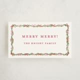 "Boughs of Bows" - Gift Tags in Candy Cane by Sarah Knight - Front