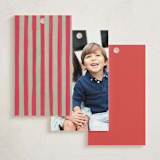 "Preppy tree" - Gift Tags in Santa Suit by Creo Study - Back of Tag Options