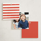 "Classic Merry Crest" - Gift Tags in Holly Berry by Brooke Chandler - Back of Tag Options