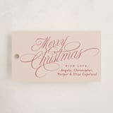 "Glide" - Gift Tags in Holly Berry by Everett Paper Goods - Front