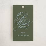 "Family Traditions" - Gift Tags in Evergreen by Erin Hodges - Front
