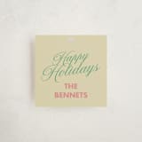 "Merry & Bright Days" - Gift Tags in Candy by Helena Vitto - Front