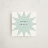 "Shining Star" - Gift Tags in Ocean by Alston Foster - Front