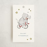 "Circus" - Gift Tags in Sky by Pati Cascino - Front