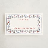 "Little Icons" - Gift Tags in Sky by Pati Cascino - Front