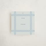"Baby Bit" - Gift Tags in Sky by Alston Foster - Front