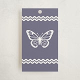 "Butterfly Thanks" - Gift Tags in Lilac by Heather Schertzer - Front