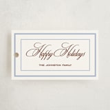 "Cler" - Gift Tags in Mist by Annie Shapiro - Front