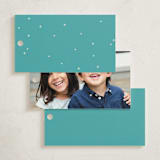 "Bon Bon" - Gift Tags in Turquoise by Megan Davis - Back Designs
