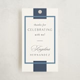 "Preppy Frame" - Gift Tags in Navy by Owl and Toad - Front