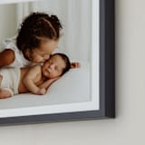 "10x8 Float Mounted Black Framed Photo" - Float Mounted Framed Photo in Black Frame by Minted - Frame Detail