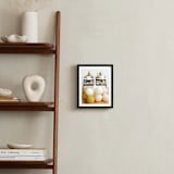 "8x10 Float Mount Black Framed Photo" - Float Mounted Framed Photo in Black Frame by Minted - In Room