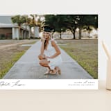 "Elegance" - Graduation Announcements in Cloud by Nicole Walsh - Front