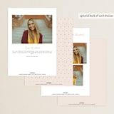 "simplicty" - Graduation Announcements in Champagne by Lori Wemple - Back of Card Options