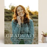 "Next Adventure" - Graduation Announcements in Snow by Yaling Hou Suzuki - Front