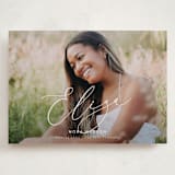 "Grand Name" - Graduation Announcements in Snow by Nicoletta Savod - Front