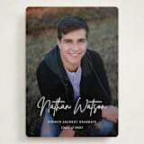 "Signed" - Graduation Announcements in Pearl by Sara Hicks Malone - Front