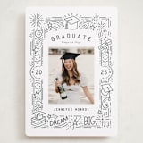"Dream Big Grad" - Graduation Announcements in Snow by Stephanie Hawkes - Front