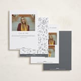 "Dream Big Grad" - Graduation Announcements in Snow by Stephanie Hawkes - Back of Card Options