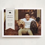 "grad ribbon" - Graduation Announcements in Taupe by Sarah Curry - Front