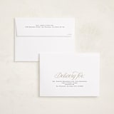"Legato" - Graduation Announcements in Crisp Linen by Erin L. Wilson - FREE Recipient Addressing