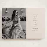 "simplicty" - Graduation Announcements in Champagne by Lori Wemple - Front