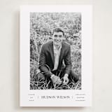 "Collegiate" - Graduation Announcements in Onyx by Benita Crandall - Front