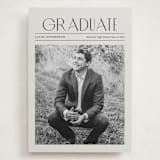 "newspaper" - Graduation Announcements in Newsprint by Kaydi Bishop - Front