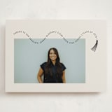 "Celebra" - Graduation Announcements in Nero by Pati Cascino - Front