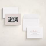 "Ribbon Frame" - Graduation Announcements in Blush by Itsy Belle Studio - Assembled