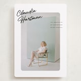"Jot" - Graduation Announcements in Snow by Pixel and Hank - Front