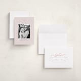 "Ribbon Frame" - Graduation Announcements in Blush by Itsy Belle Studio - Assembled