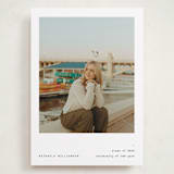 "Typewritten" - Graduation Announcements in Ink by Blustery August - Front