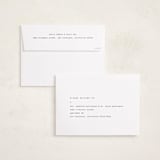 "Typewritten" - Graduation Announcements in Ink by Blustery August - FREE Recipient Addressing