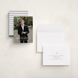 "Grad in Overlay" - Graduation Announcements in Eggshell by Carolyn MacLaren - Assembled
