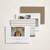 "Compass" - Graduation Announcements in Sparrow by Alexandra Cohn - Back of Card Options