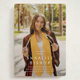 "straight up" - Graduation Announcements in Vanilla by Ani Somi - Front