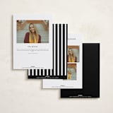 "straight up" - Graduation Announcements in Vanilla by Ani Somi - Back of Card Options