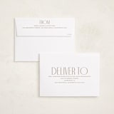"Pillar" - Graduation Announcements in Snow by Owl and Toad - FREE Recipient Addressing
