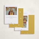 "Earned It" - Graduation Announcements in Marigold by Louise Kay - Back of Card Options
