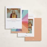 "candy rainbow" - Graduation Announcements in Petal by Carrie Moradi - Back of Card Options
