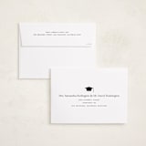 "Classy Stack" - Graduation Announcements in Limestone by Erica Krystek - FREE Recipient Addressing