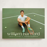 "Hartford" - Graduation Announcements in Silk by Ellen Schlegelmilch - Front