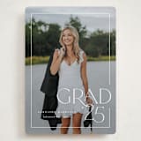 "Broken Border" - Graduation Announcements in Snow by Lauren Chism - Front