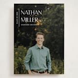 "Editorial Modern" - Graduation Announcements in Chalk by Anupama - Front