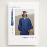 "Tassled" - Graduation Announcements in Cobalt by Ashlee Townsend - Front