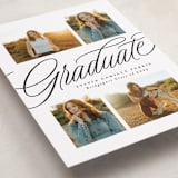 "Classic quad" - Graduation Announcements in Newspaper by Lea Delaveris - Detail