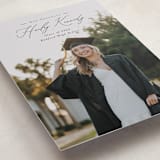 "Timeless Classic" - Graduation Announcements in Noir by Brandy Folse - Detail