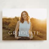 "Next Adventure" - Graduation Announcements in Snow by Yaling Hou Suzuki - Front